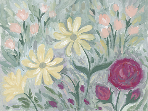 Garden Floral - Blossom - Erika Greenfield