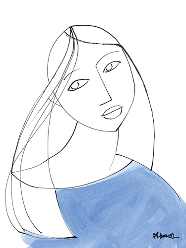 The Blue Dress - Marsha Hammel
