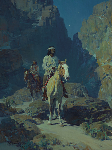 Moonlight in the Canyon - Frank Tenney Johnson