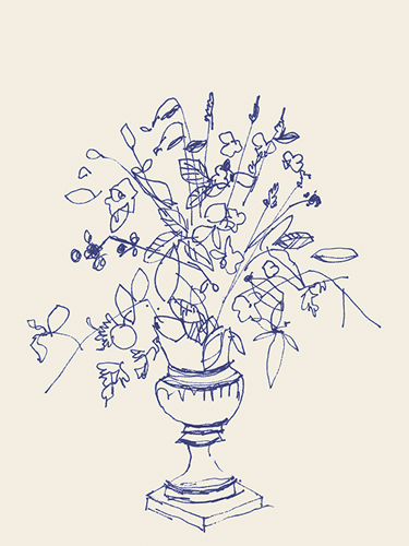 Altar Sketch - Blooms - Charlotte Hardy