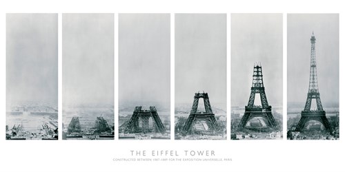 Construction of the Eiffel Tower - The Vintage Collection