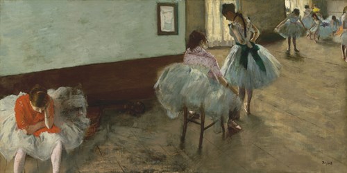 The Dance Lesson, c.1879 - Edgar Degas