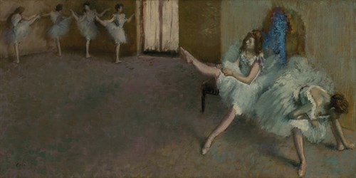 Before the Ballet - Edgar Degas