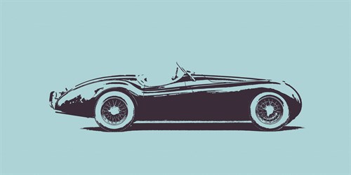 Motor Minds - Cambridge Blue - Retro Classics
