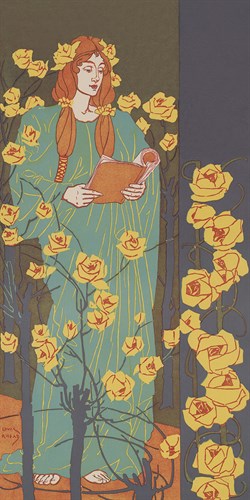 Yellow Roses - Louis Rhead