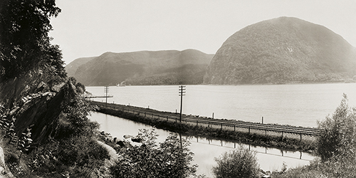 Entrance to the Highlands, Hudson River - William Henry Jackson