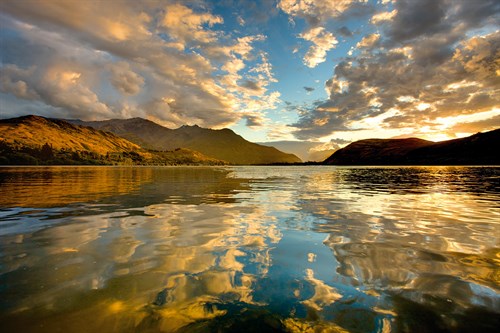 Sunset Over Lake Hayes - Nathan Secker