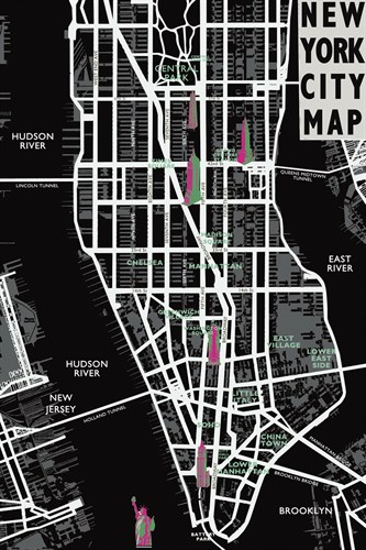 New York City Map - Tom Frazier
