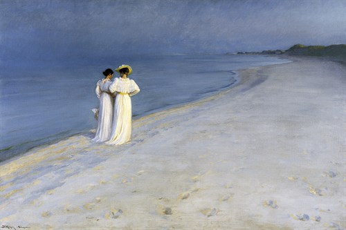 Summer Evening on Skagen's Southern Beach – 1893 - Peter Severin Kroyer