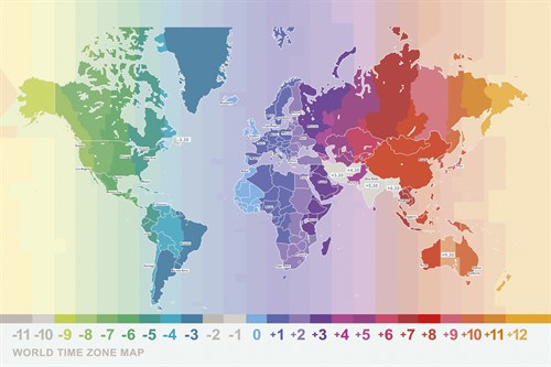 World Time Zone Map - Tom Frazier