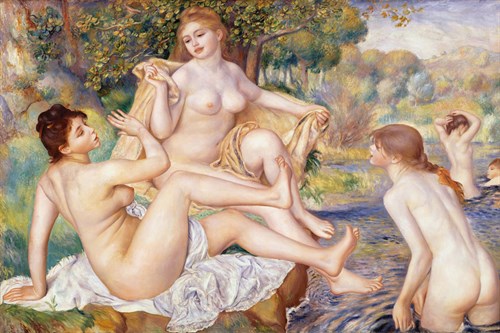 The Large Bathers - Pierre Auguste Renoir