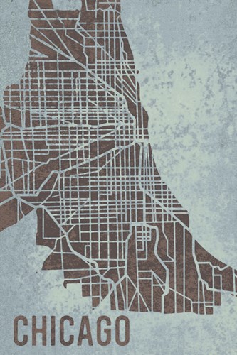 Chicago Street Map - Tom Frazier