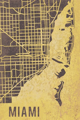 Miami Street Map - Tom Frazier
