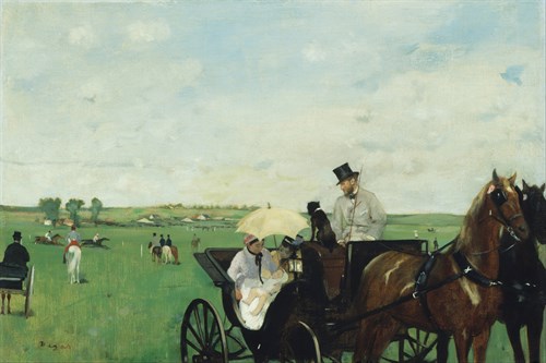 At the Races in the Countryside, 1869 - Edgar Degas