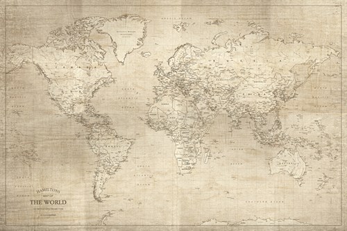 Hamilton's World Map - Maria Mendez