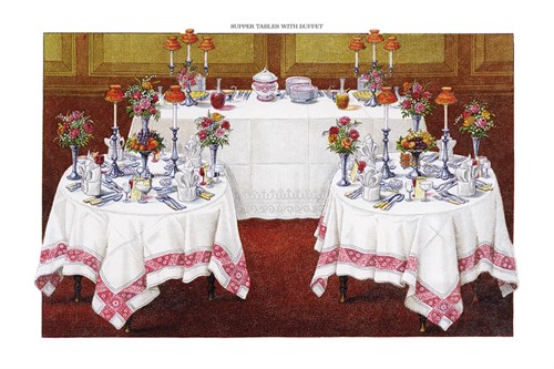 Table Settings - Supper - The Vintage Collection