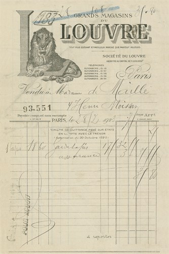 Acquisition - Louvre - The Vintage Collection