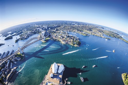 Aerial View of Sydney - Berthold Dieckfoss