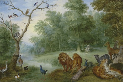 Paradise with the Fall of Adam and Eve - Jan Brueghel the Younger