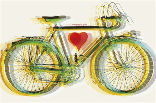 I Love You Bicycle - Urban Octopus