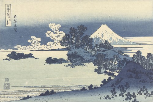 Seven Mile Beach in Sagami Province - Katsushika Hokusai