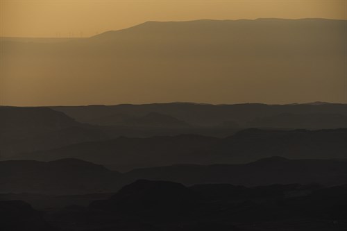 Sunrise Over Ramon Crater - Delight - Tal Paz-Fridman