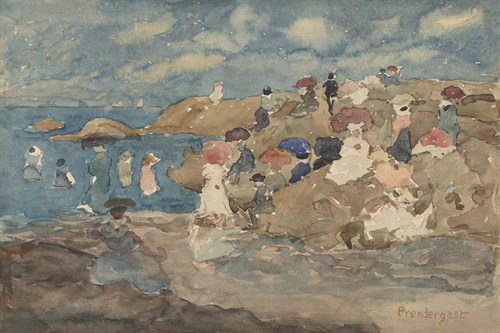Revere Beach - Maurice Prendergast