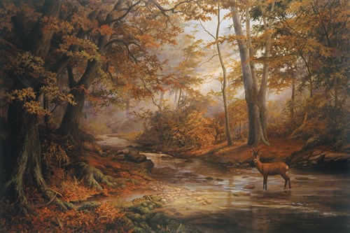 Woodland Stream - Elizabeth Halstead