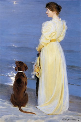 Summer Evening at Skagen - Peter Severin Kroyer