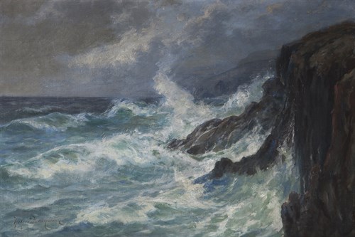 Rocky Coast - Holger Drachmann