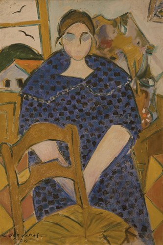 Pilar (Retrato de su Esposa) - Rafael Barradas