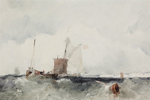At the English Coast, 1825 - Richard Bonington