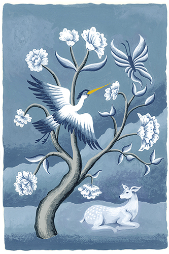 Chinoiserie Woodland - Fauna - Erika Greenfield