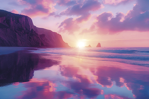 Sunset Serenity - Placid - Philippe Hugonnard