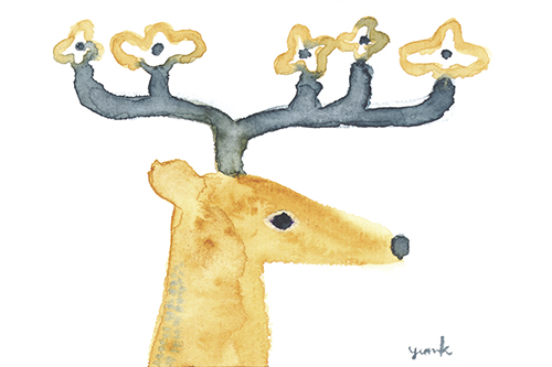 Whimsical Wonders - Deer - Yumi Kimura