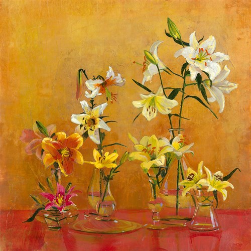 Lilies In Vases I - Danson