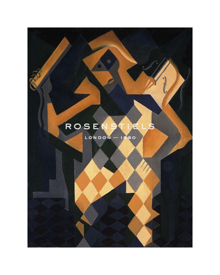Harlequin With Violin - Juan Gris
