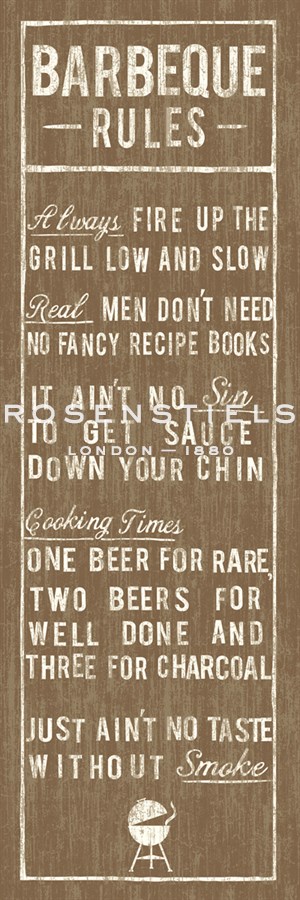 Barbeque Rules - The Vintage Collection