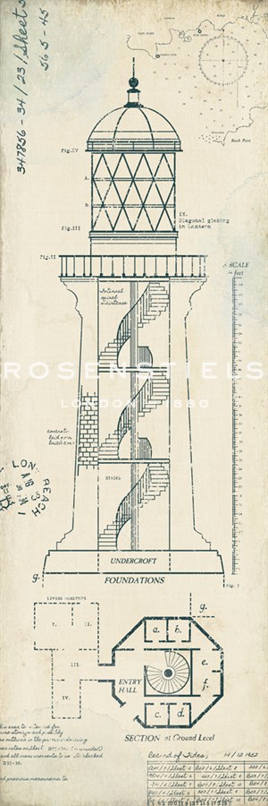 Lighthouse Plans I - The Vintage Collection
