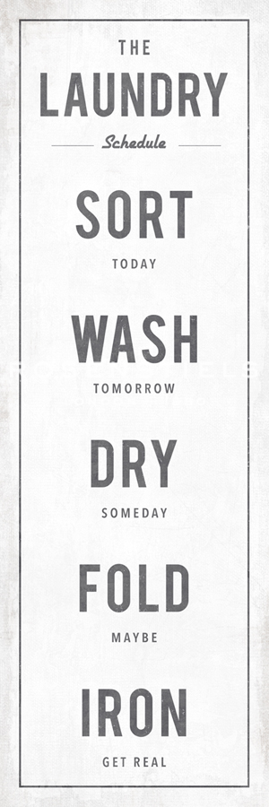 The Laundry Schedule - The Vintage Collection