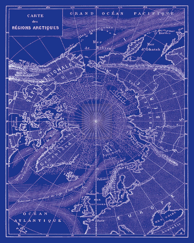 Arctic Map - The Vintage Collection