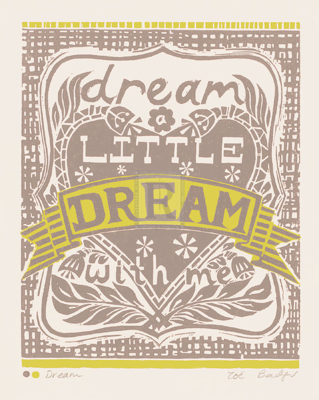 Dream a Little Dream with Me - Zoe Badger