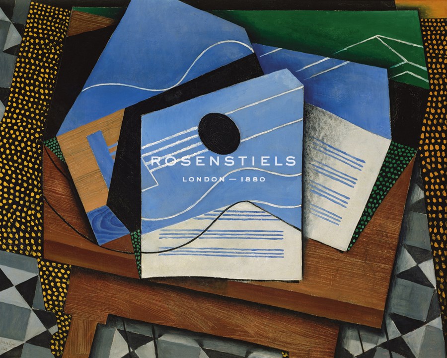 Guitar on a Table - Juan Gris