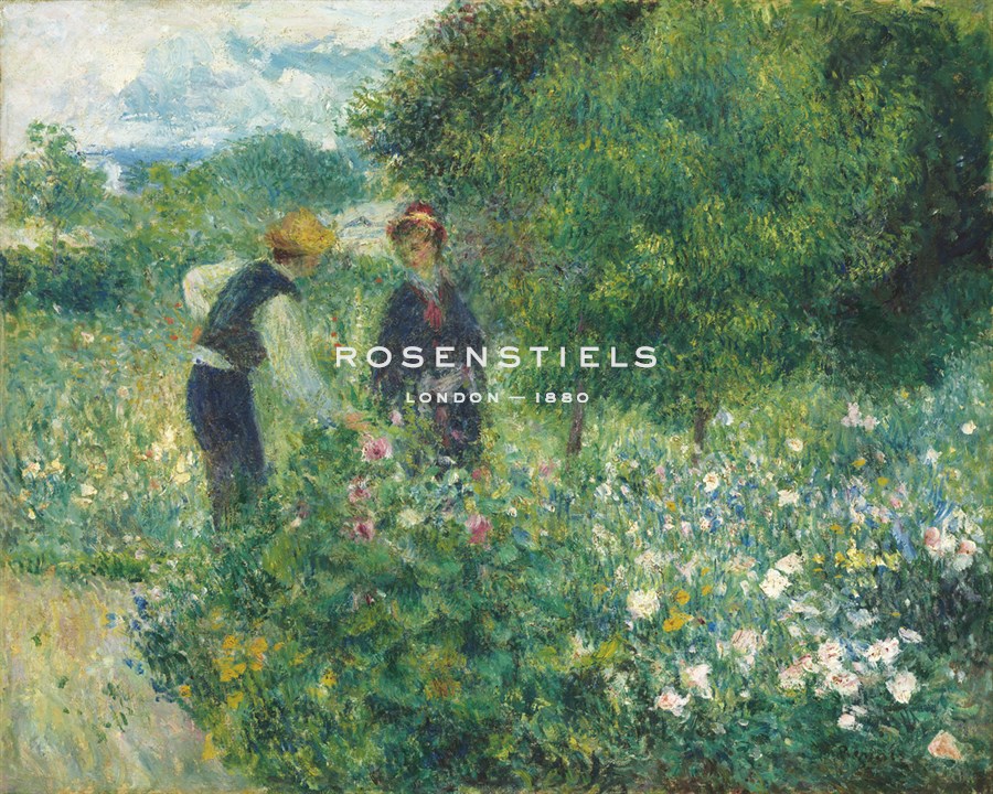 Picking Flowers, 1875 - Pierre Auguste Renoir