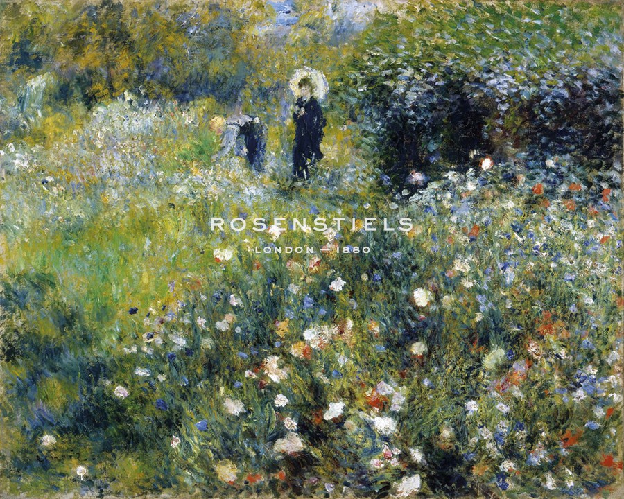 Woman with a Parasol in a Garden, 1875 - Pierre Auguste Renoir