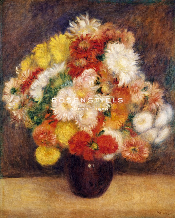Bouquet of Chrysanthemums - Pierre Auguste Renoir