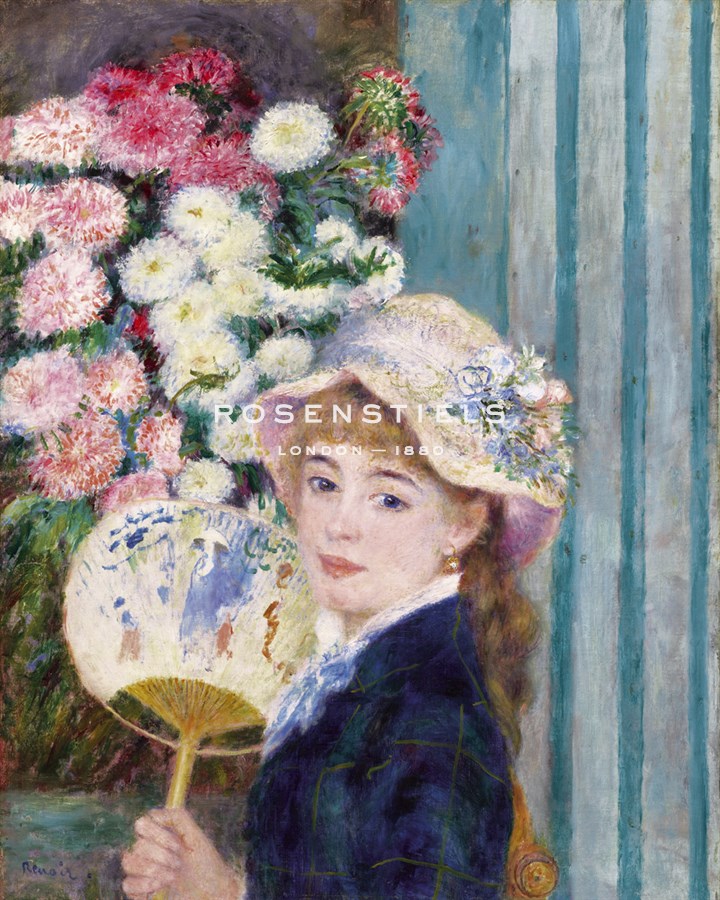 Girl with a Fan, c1879 - Pierre Auguste Renoir