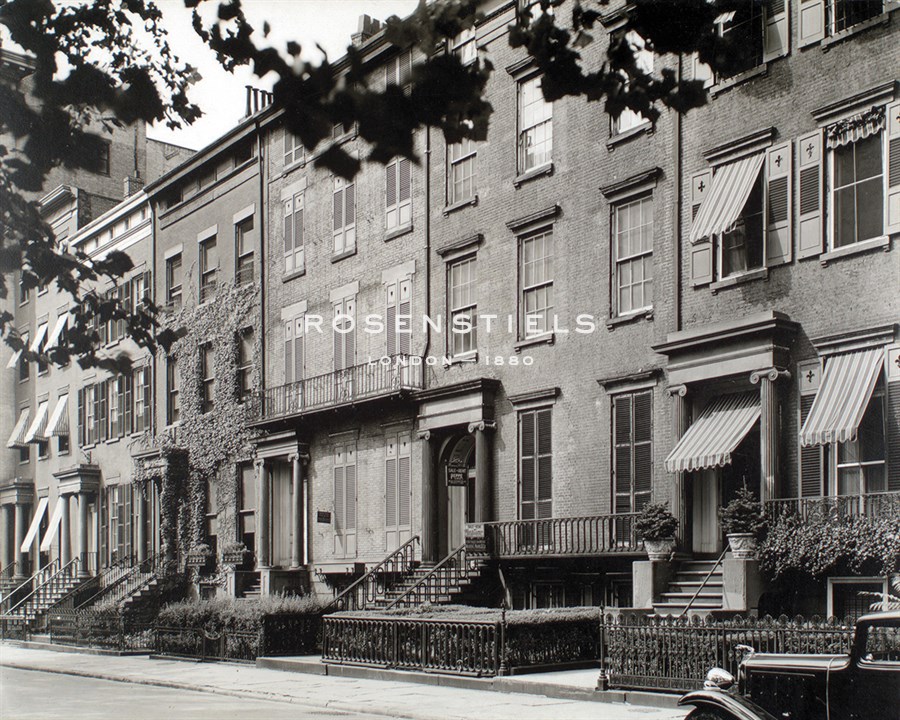 Washington Square North, Nos. 121-125, Manhattan - Berenice Abbott