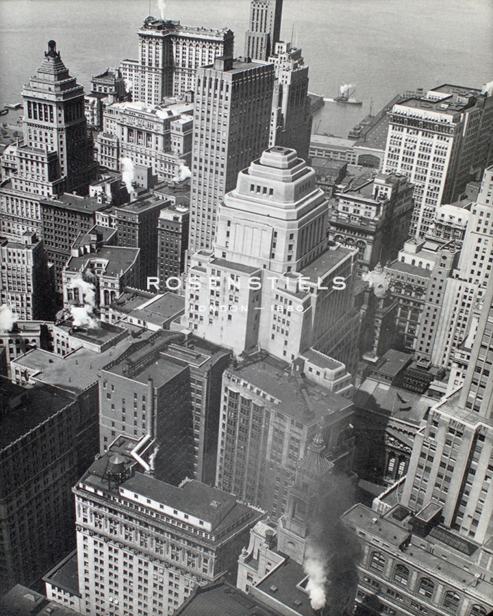 Financial District Rooftops, Manhattan - Berenice Abbott