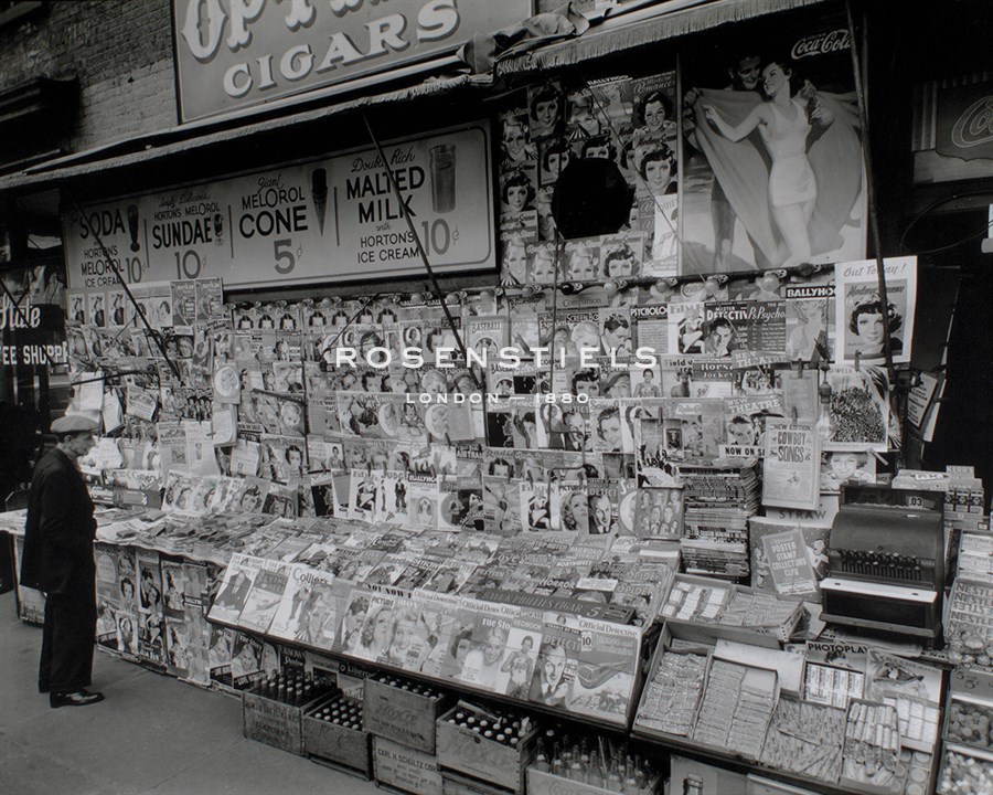 Newsstand, 32nd Street and Third Avenue, Manhattan - Berenice Abbott